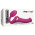 Strap-on-me M - Aufladbarer Luftstoß-Vibrator (Pink)