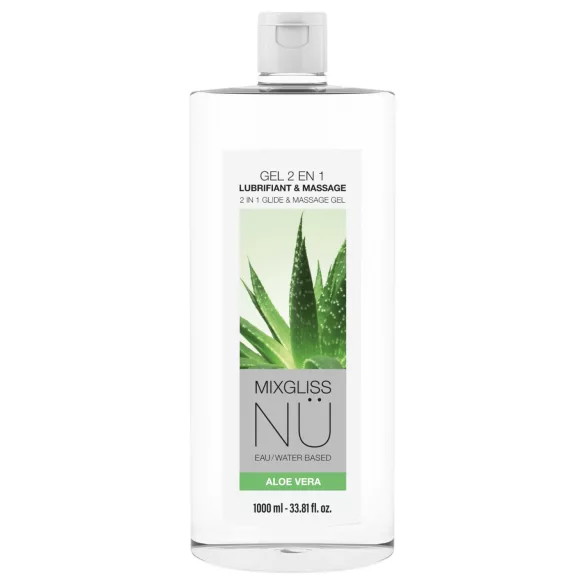 Mixgliss Nu Aloe Vera - Nuru-Massagegel und Gleitmittel (1000 ml)