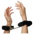 Love to Love Attach me - Plüsch-Handschellen (schwarz)