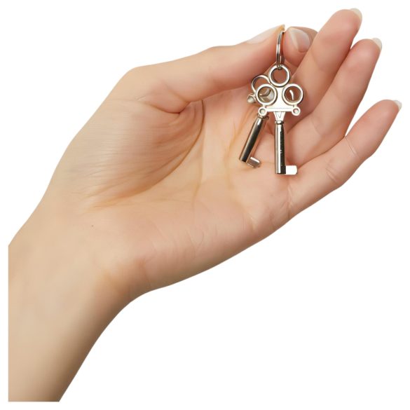 Love to Love Attach me - Flauschige Handschellen (schwarz)