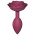 Love to Love Offene Rosen M - Silikon Analplug (Rot)