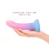 Dildolls Utopia - Bunter Silikon-Dildo mit Saugnapf