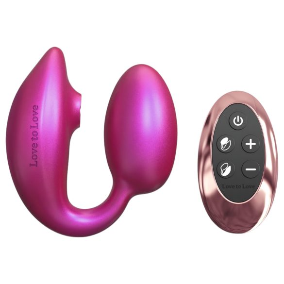 Wonderlover - G-Punkt-Vibrator & Klitoris-Stimulator (Metallic Pink)
