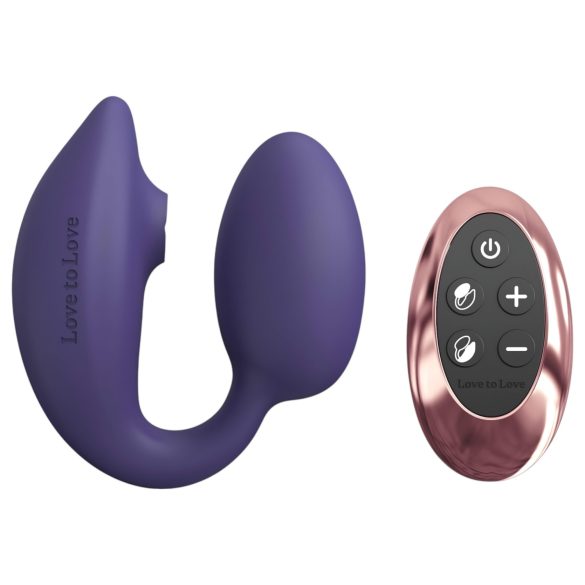 Love to Love Wonderlover - G-Punkt-Vibrator, klitorale Stimulation (dunkellila)