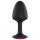 Dorcel Geisha Plug Ruby M - Analplug mit rosa Stein (schwarz)