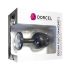 Dorcel Geisha Plug L - Schwarzer Analplug mit weißem Diamantstein