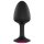Dorcel Geisha Plug Ruby L - Analplug mit pinkem Stein (schwarz)