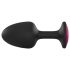 Dorcel Geisha Plug Ruby L - Analplug mit pinkem Stein (schwarz)