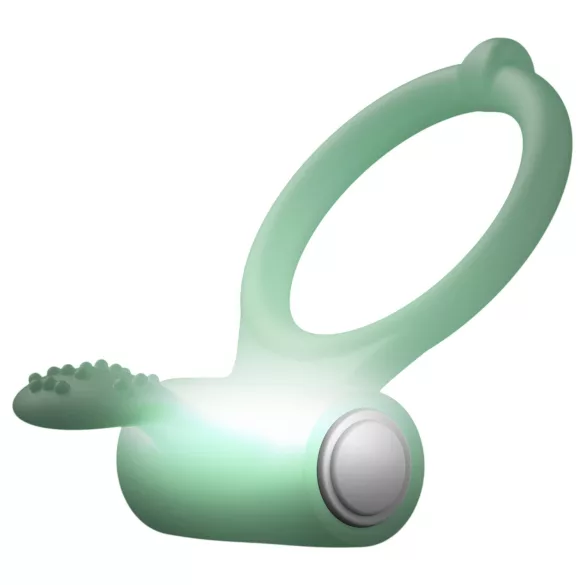 Dorcel - Leuchtender Vibrations-Penisring (weiß)