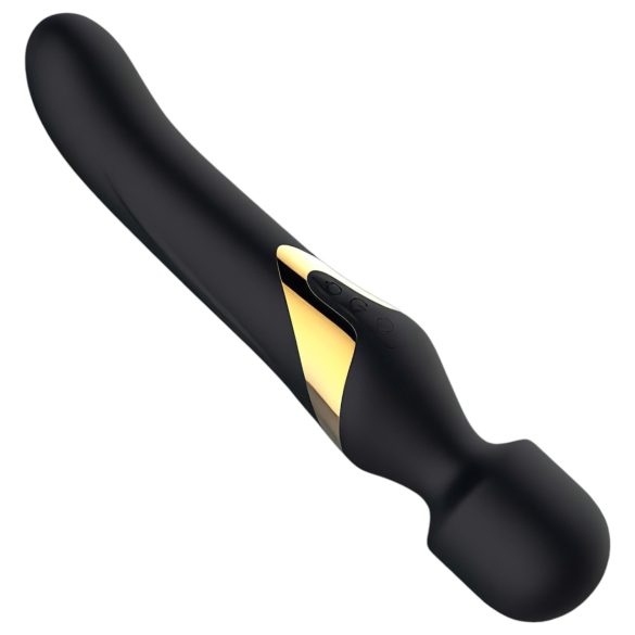 Dorcel Dual Orgasms Gold - 2in1 Massagevibrator (schwarz)
