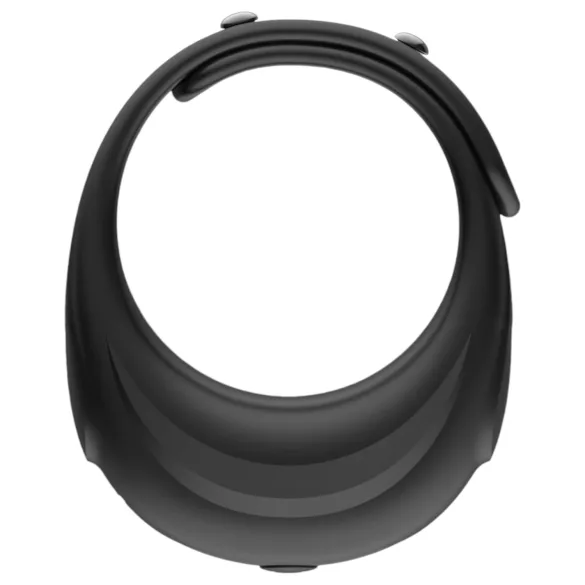 Funny Me - Wiederaufladbarer anpassbarer Vibrationspenisring (Schwarz)