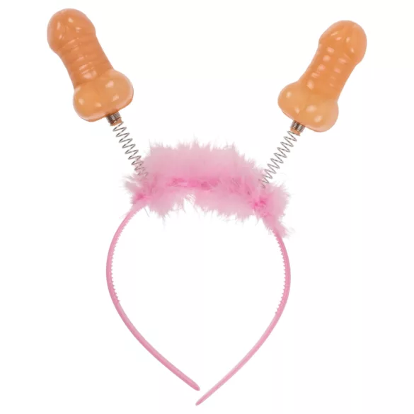 Penis-Stirnband (pink-natur)