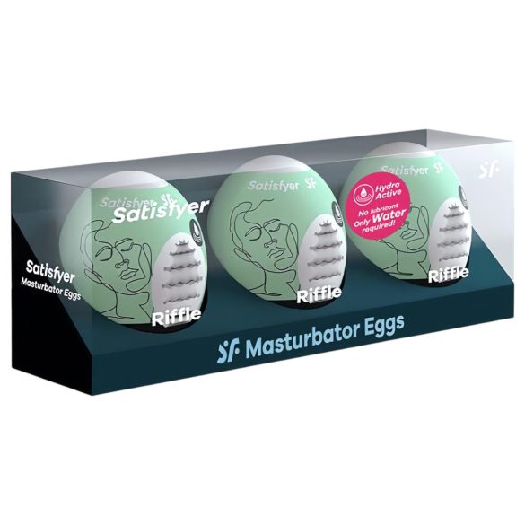 Satisfyer Egg Riffle - Ei-Masturbator-Set (3 Stück)