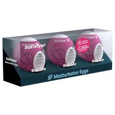 Satisfyer Egg Bubble - Ei Masturbator (3er Set)