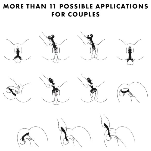 Satisfyer Endless Fun - Akku Paarvibrator wasserdicht (blau)