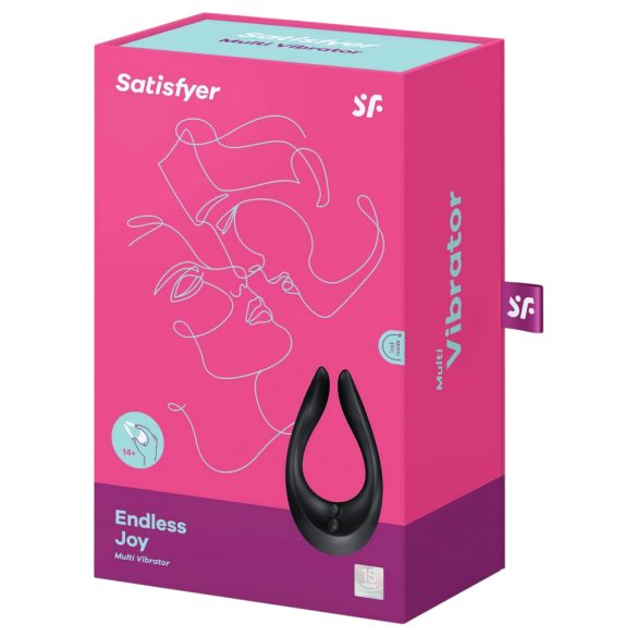 Satisfyer Endless Joy - Akku, wasserdichter Paarvibrator (Schwarz)