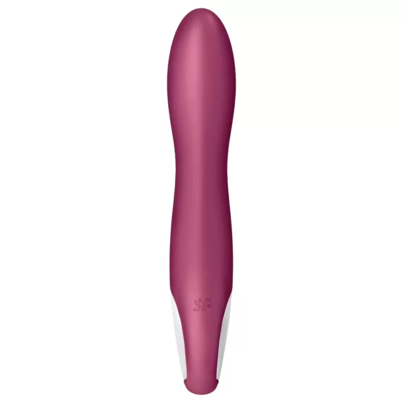Satisfyer Big Heat - wiederaufladbarer, wärmender G-Punkt Vibrator (rot)