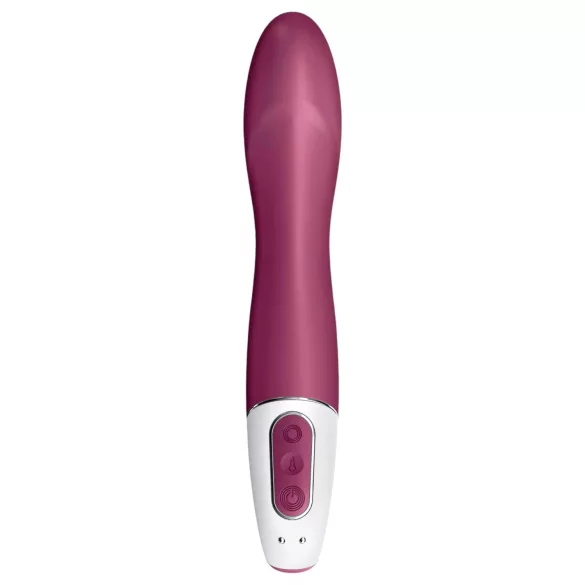 Satisfyer Big Heat - wiederaufladbarer, wärmender G-Punkt Vibrator (rot)