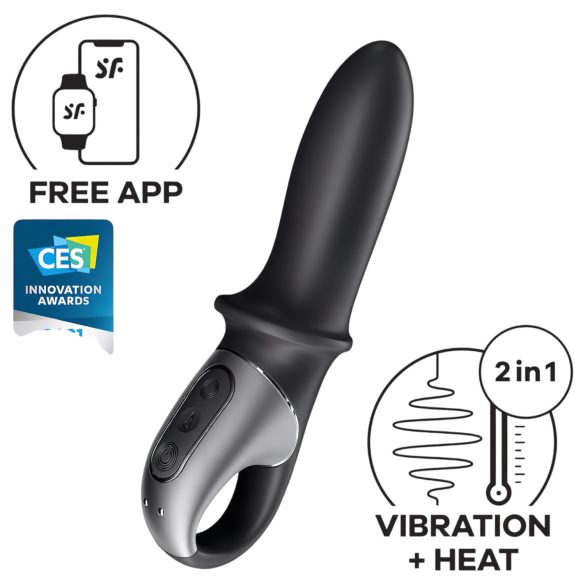 Satisfyer Hot Passion - Smartes Wärme-Analvibrator (schwarz)