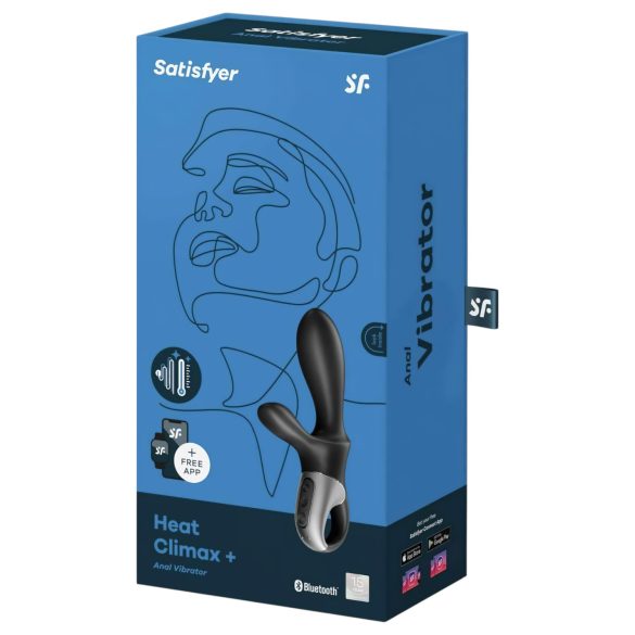 Satisfyer Heat Climax+ - smarter, wärmender Anal-Vibrator (schwarz)