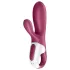 Satisfyer Hot Bunny - App-gesteuerter, wärmender Vibrator mit Klitorisarm (rot)