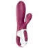 Satisfyer Hot Bunny - App-gesteuerter, wärmender Vibrator mit Klitorisarm (rot)