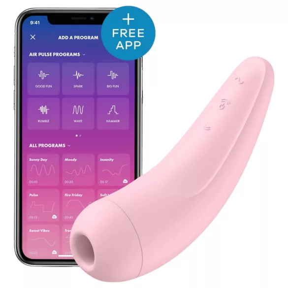 Satisfyer Curvy 2+ - smarter Luftstoß-Klitorisstimulator (pink)