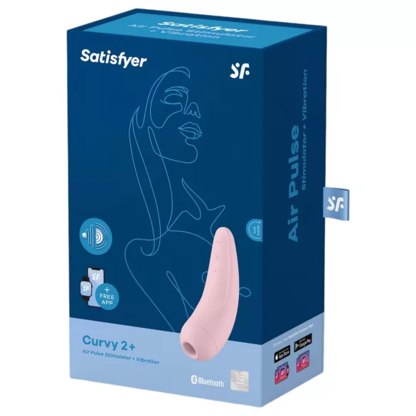 Satisfyer Curvy 2+ - smarter Luftstoß-Klitorisstimulator (pink)