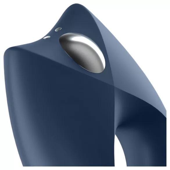 Satisfyer Royal One - App-gesteuerter Vibrations-Penisring für Männer (blau)