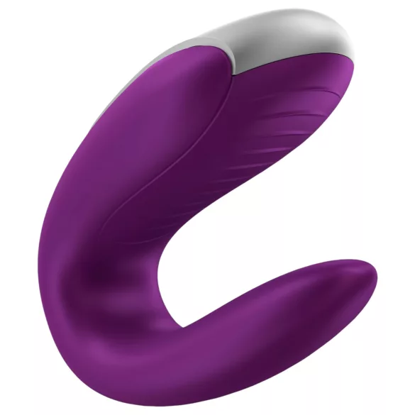 Satisfyer Double Fun - App-gesteuerter Partner-Vibrator (lila)