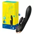 Satisfyer Double Flex - App-gesteuerter Vibrator mit Klitoralarm (schwarz)