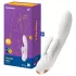 Satisfyer Double Flex - App-gesteuerter Vibrator mit Klitoralarm (weiß)