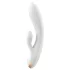 Satisfyer Double Flex - App-gesteuerter Vibrator mit Klitorisstimulator (weiß)