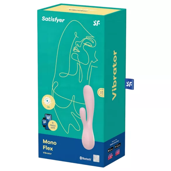 Satisfyer Mono Flex - App-gesteuerter Vibrator (Pink)