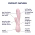 Satisfyer Mono Flex - App-gesteuerter Vibrator (Pink)