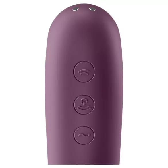 Satisfyer Dual Kiss - 2-in-1 Vaginal- und Klitorisstimulator (lila)