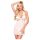 Penthouse Sweet & Spicy - Neckholder-Spitzen-Set (Weiß) - M/L