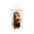 Penthouse Verführerische Eleganz - Spitzen-Nachthemd & Tanga (schwarz) - M/L