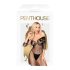 Penthouse High Profil - Blumen Carmen Jumpsuit (Schwarz)