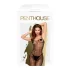Penthouse Dark Wish - Offener Netz-Overall (Schwarz)