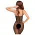 Penthouse Dark Wish - Offener Netz-Overall (Schwarz) - XL