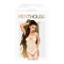 Penthouse Eye of the Storm - Florales Netz-Set (Weiß)