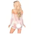 Penthouse Lip Smacker - Spitzen-Set mit schulterfreiem Design (Weiß) - M/L
