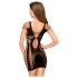 Penthouse Juicy Poison - Riemen-Minikleid (schwarz)