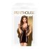 Penthouse Juicy Poison - Träger-Minikleid (Schwarz) - XL