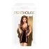 Penthouse Juicy Poison - Riemen-Minikleid (schwarz) - XL