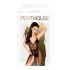 Penthouse Best Forplay - Spitzen-Body mit Tüllschal (schwarz) - M/L