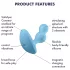 Satisfyer Deep Diver - App-gesteuerter Analvibrator (blau)