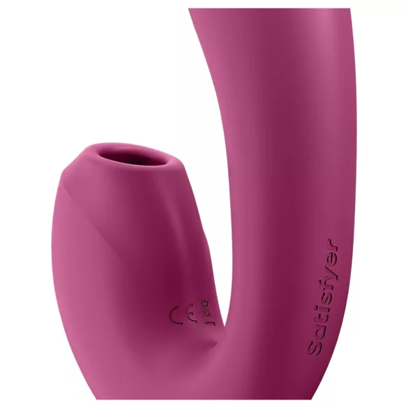 Satisfyer Sunray - Akku 2-in-1 Vibrator mit Luftdruckwellen (rot)