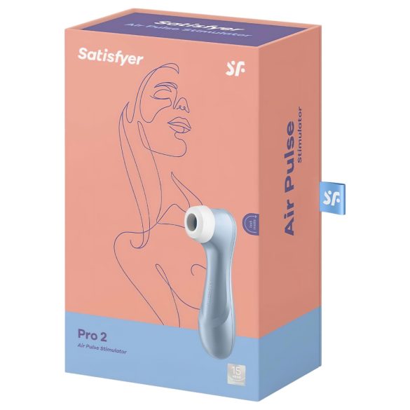 Satisfyer Pro 2 Gen2 - Wiederaufladbarer Luftdruck-Klitorisstimulator (Blau)